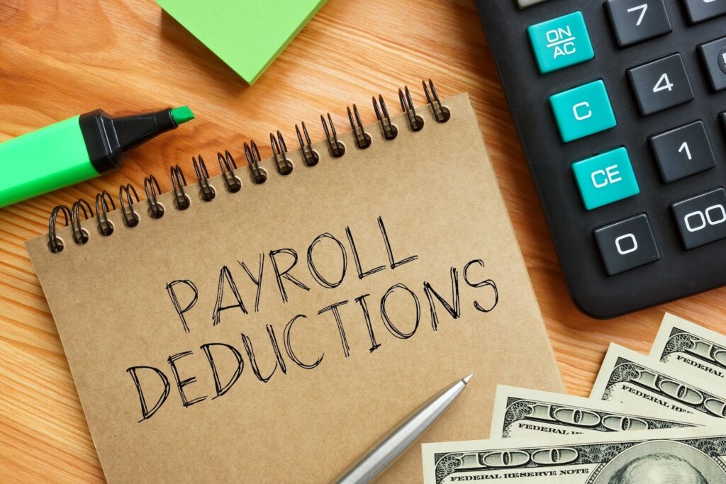 Payroll deductions graphic